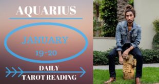 AQUARIUS - "THEY CANNOT LET GO.." JANUARY 19-20 DAILY TAROT READING