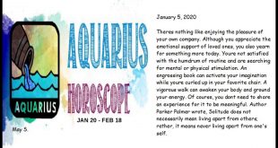 Aquarius Horoscope January 5, 2020