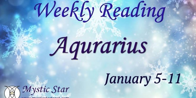 Aquarius Weekly Reading January 5, 2020