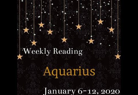 Aquarius Weekly ♒ January 06 - 12, 2020 - Recharge, regroup, pause