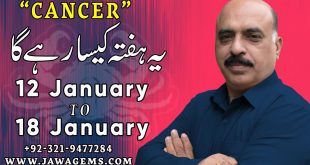 Cancer Weekly Horoscope 12  to 18 January 2020|Ep 17 yeh hafta Kaisa rhe ga|Sheikh Zawar Raza Jawa