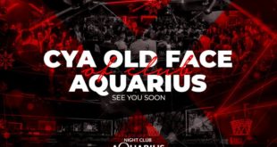 U subotu završavamo još jednu epohu u klubu #Aquarius! Poslednja žurka u trenutn...