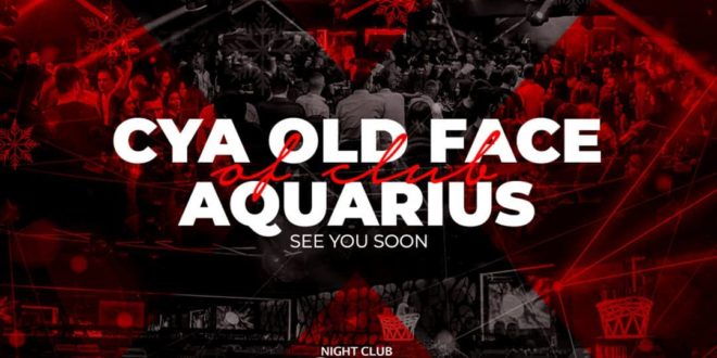 U subotu završavamo još jednu epohu u klubu #Aquarius! Poslednja žurka u trenutn...