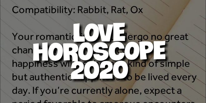 Your Love Horoscopes in 2020.