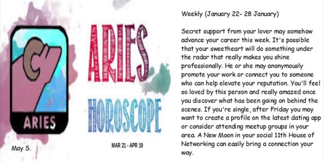 Aries Weekly Horoscope (This Week)