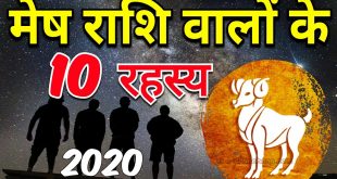 मेष राशि की विशेषताएँ | Aries Horoscope 2020 | 2020 Rashifal in Hindi |