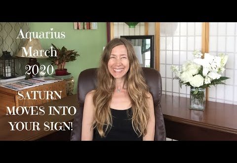 Aquarius March 2020 SATURN MOVES INTO YOUR SIGN! #Aquarius #Astrology