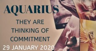 Aquarius daily love reading 💖 THEY ARE THINKING OF COMMITMENT 💖 29 JANUARY  2020