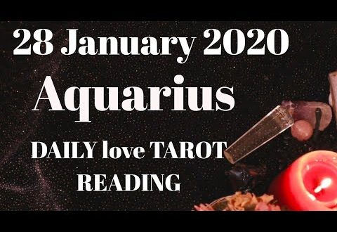 Aquarius daily love reading 💖COMMUNICATION IS THE KEY 💖 28 JANUARY  2020