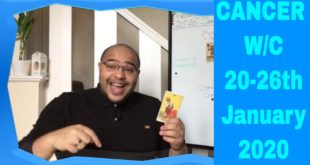 CANCER WEEKLY TAROT - FEELING SETTLED AND JUST BEING! - 20-26th January 2020!