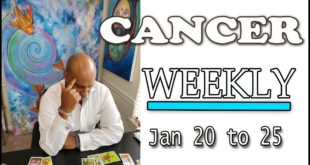 Cancer WEEKLY LOVE Unfinished business with ex !! JAN 20-25