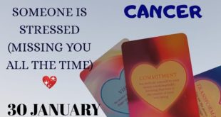Cancer daily love reading ✨ SOMEONE IS STRESSED ( MISSING YOU ALL THE TIME)✨30 JANUARY 2020