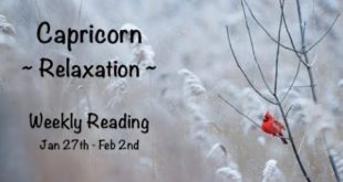 Capricorn - Relaxation - Weekly Reading Jan 27th - Feb 2nd