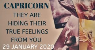 Capricorn daily love reading 💖 THEY ARE HIDING THEIR TRUE FEELINGS FROM YOU 💖 29 JANUARY  2020