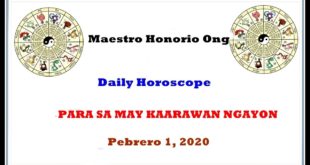 Daily Horoscope, PARA SA MAY KAARAWAN NGAYON, Pebrero 1, 2020