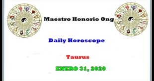 Daily Horoscope, Taurus, Enero 31, 2020