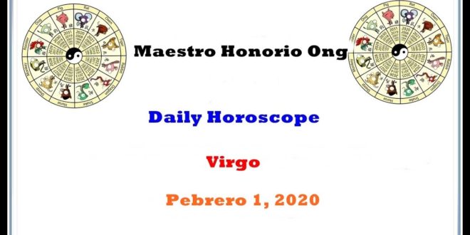 Daily Horoscope, Virgo, Pebrero 1, 2020