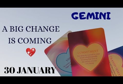Gemini daily love reading ✨A BIG CHANGE IS COMING ✨ 30 JANUARY 2020