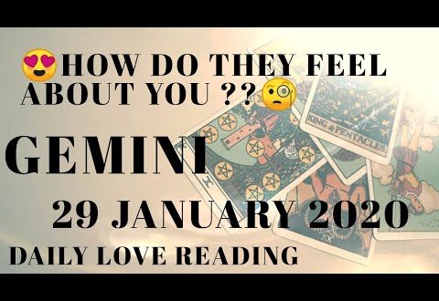 Gemini daily love reading ⭐ HOW DO THEY FEEL ABOUT YOU ⭐ 29 JANUARY 2020