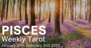PISCES WEEKLY TAROT "POWERFUL NEW BEGINNINGS PISCES!"  January 27th-February 2nd 2020