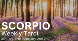 SCORPIO WEEKLY TAROT  "A RAINBOW OF BLESSINGS SCORPIO!" January 27th-February 2nd 2020