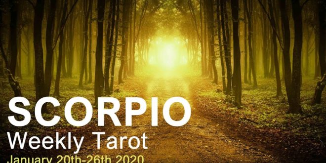 SCORPIO WEEKLY TAROT   "WISH WISELY SCORPIO!"  January 20th-26th 2020