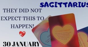 Sagittarius daily love reading ✨ THEY DID NOT EXPECT THIS TO HAPPEN ✨ 30 JANUARY 2020