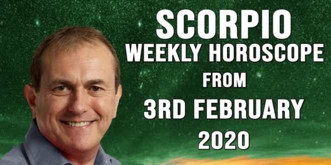 Scorpio Weekly Horoscopes & Astrology from 3rd February 2020