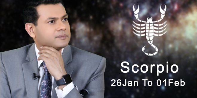 Scorpio Weekly horoscope 26th January To 1st February 2020