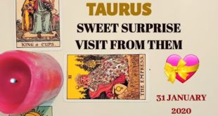Taurus daily love reading ✨ SWEET SURPRISE VISIT FROM THEM ✨ 31 JANUARY 2020