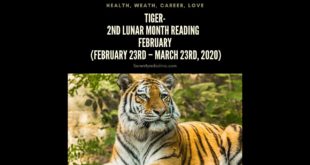 Tiger Monthly Horoscope for Second Lunar Month 2020 Intuitive Astrology Tarot