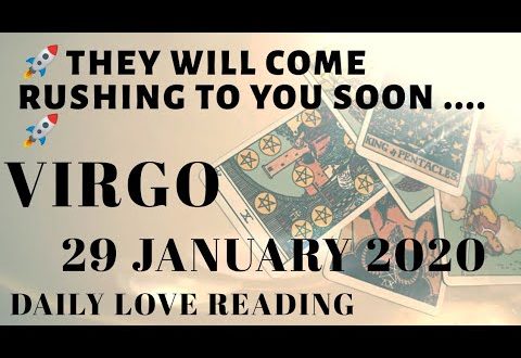 Virgo daily love reading ⭐ THEY WILL COME RUSHING TO YOU ⭐ 29 JANUARY 2020