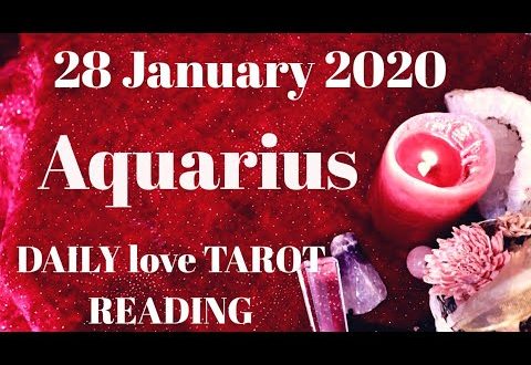 Aquarius daily love reading ⭐ YOUR MEMORIES FLASHES FOR THEM ⭐ 28 JANUARY 2020
