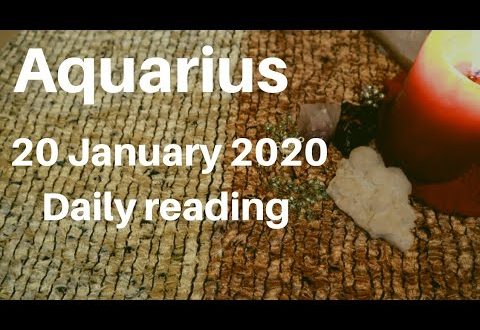 Aquarius daily love reading 💖 THEY CANNOT FORGET YOU 💖 20 JANUARY 2020