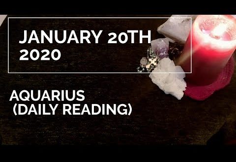 Aquarius daily love reading.....THEY CANNOT LET GO OF YOU....20 JANUARY 2020