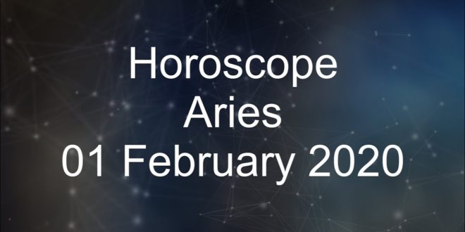 Aries daily horoscope 01 February 2020
