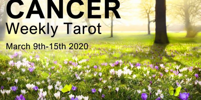 CANCER WEEKLY TAROT READING  "IN THE DRIVING SEAT CANCER!"  March 9th-15th 2020