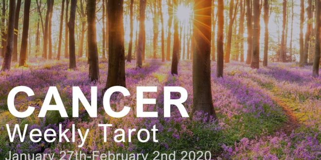 CANCER WEEKLY TAROT  "A MAJOR BREAKTHROUGH CANCER!" January 27th-February 2nd 2020