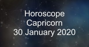 Capricorn daily horoscope 30 January 2020