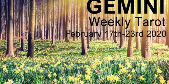 GEMINI WEEKLY TAROT READING  "IN YOUR ELEMENT GEMINI!" February 17th-23rd 2020