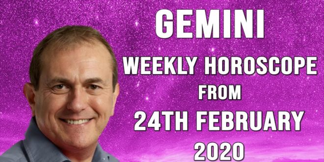 Gemini Weekly Horoscope from 24th February 2020