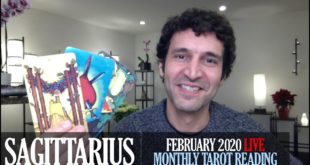 SAGITTARIUS February 2020 Live Extended Monthly Intuitive Tarot Reading by Nicholas Ashbaugh