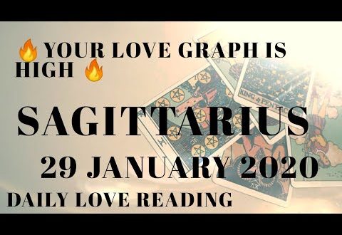 Sagittarius daily love reading ⭐ YOUR LOVE GRAPH IS GOING HIGH ⭐29 JANUARY 2020