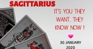 Sagittarius daily love reading 💖IT'S YOU THEY WANT,  THEY KNOW NOW !💖 30 JANUARY 2020