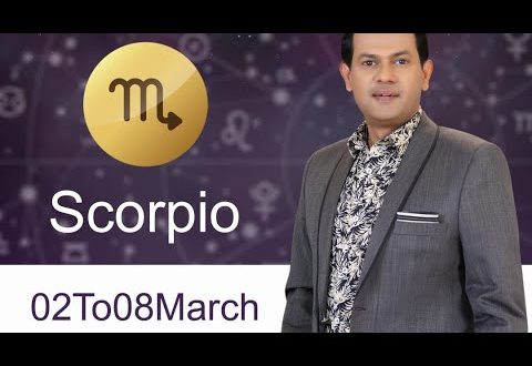 Scorpio Weekly horoscope 2March To 8March 2020