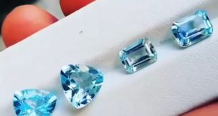 11.50 carats. Beautiful top quality vvs blue color cuted topaz 2 pairs available...