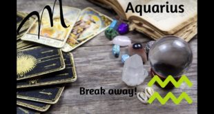 Aquarius Weekly Tarot Readings 17th February 2020. Break away!