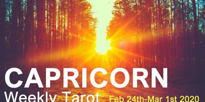 CAPRICORN WEEKLY TAROT READING "NEW BEGINNINGS & LIBERATION CAPRICORN!" February 24th-March 1st 2020