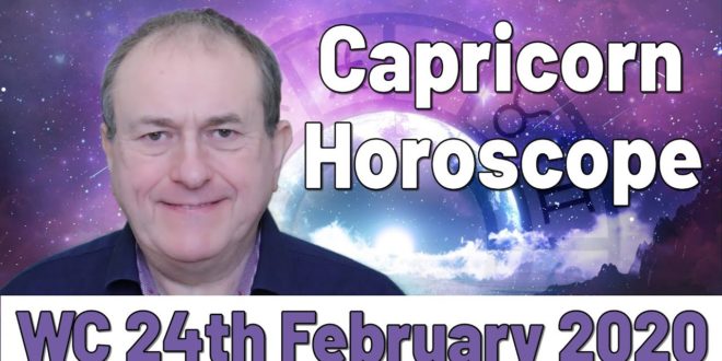 Capricorn Weekly Horoscope from 24th February 2020