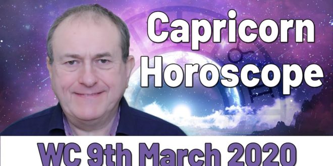 Capricorn Weekly Horoscope from 9th March 2020
